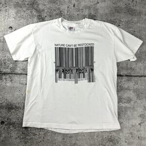 Vintage Nature Shirt : Nature Can't Be Restocked XL 1990